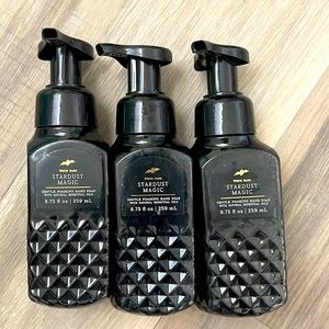 Bath & Body Works Stardust Magic (Caramel) Foaming Hand Soap w/Essential oils x3